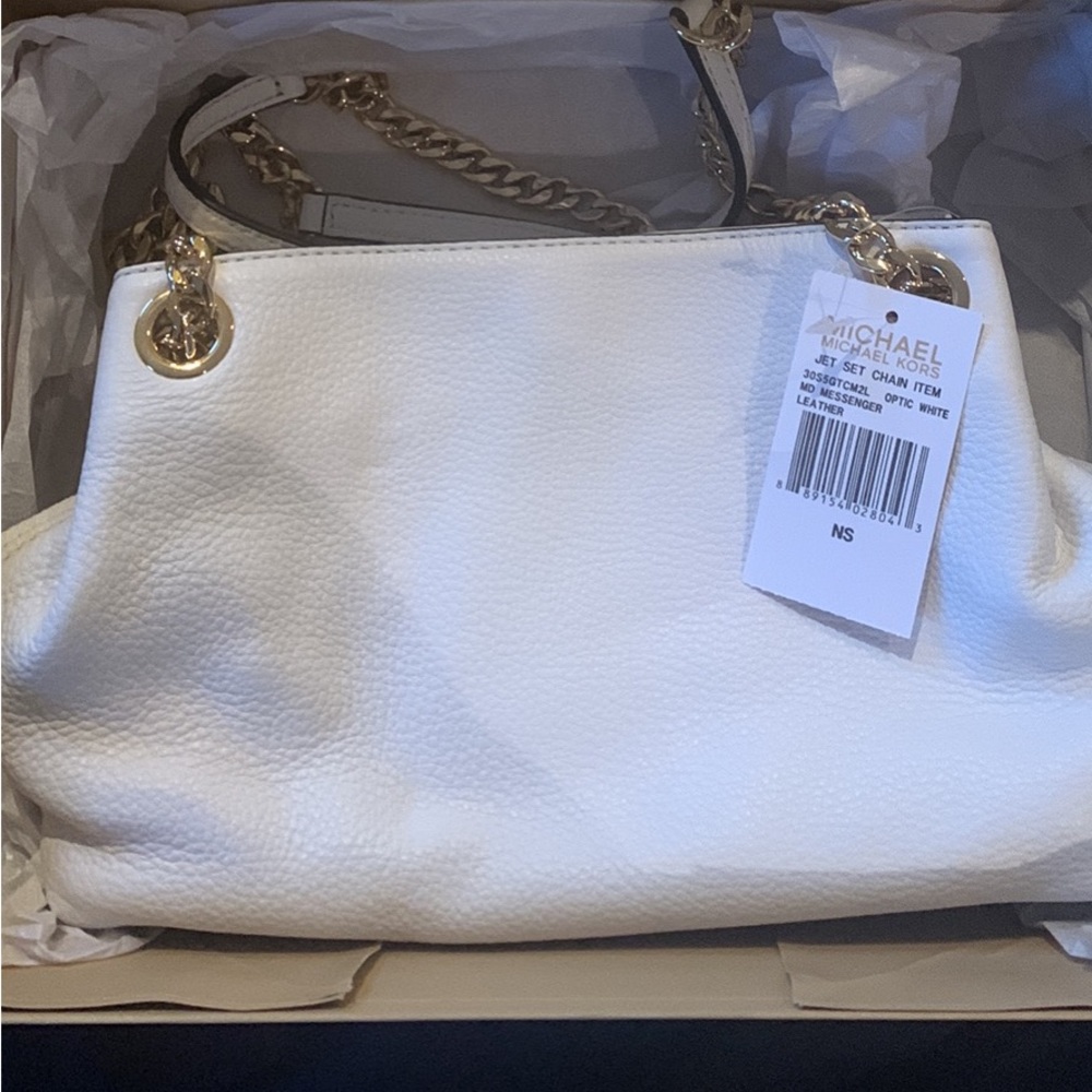 Michael Kors jet set chain leather purse